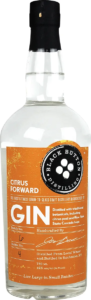 750ml bottle Black Button Distilling Citrus Forward Gin