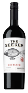 Bottle of 2022 The Seeker Red Blend wine from Argentina